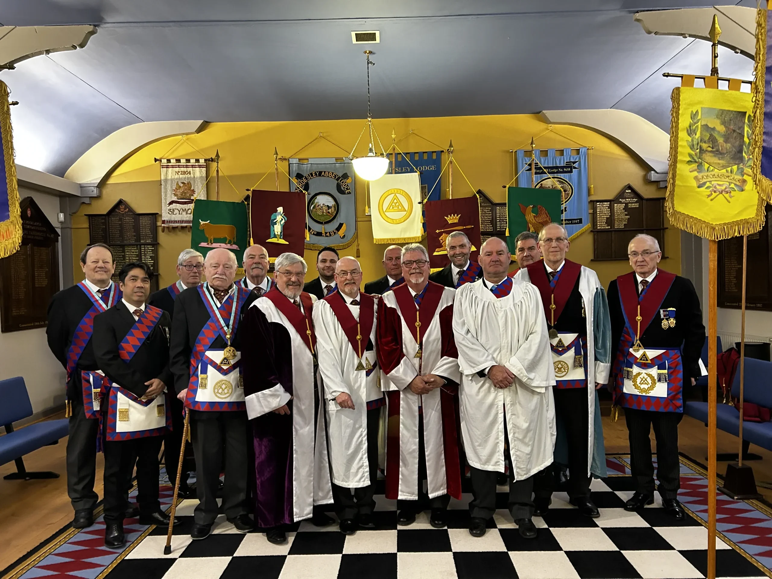 Another superb evening at St Augustine's Chapter on February 25th, as we welcomed a new Companion into this beautiful order. Companion Louie was treated to an excellent exaltation ceremony, carried out by only Chapter members for the first time in a long time. The MEZ and Principal Sojourner doing all the work between them in magnificent style. Although short in numbers the Festive Board was lively with plenty of banter whilst enjoying a wonderful curry, with the Charity collections raising £180 for the Easter Smiles Campaign.